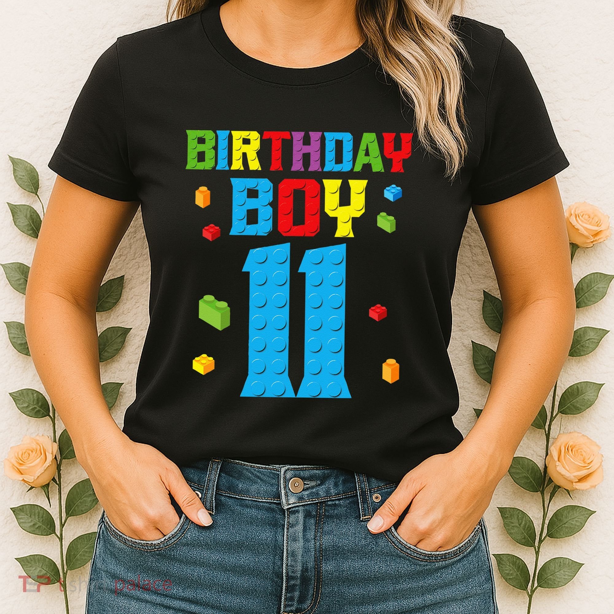 Master Builder 11th Birthday 11 Year Building Bricks Women's T-Shirt