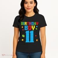 Master Builder 11th Birthday 11 Year Building Bricks Women's T-Shirt thumb 4