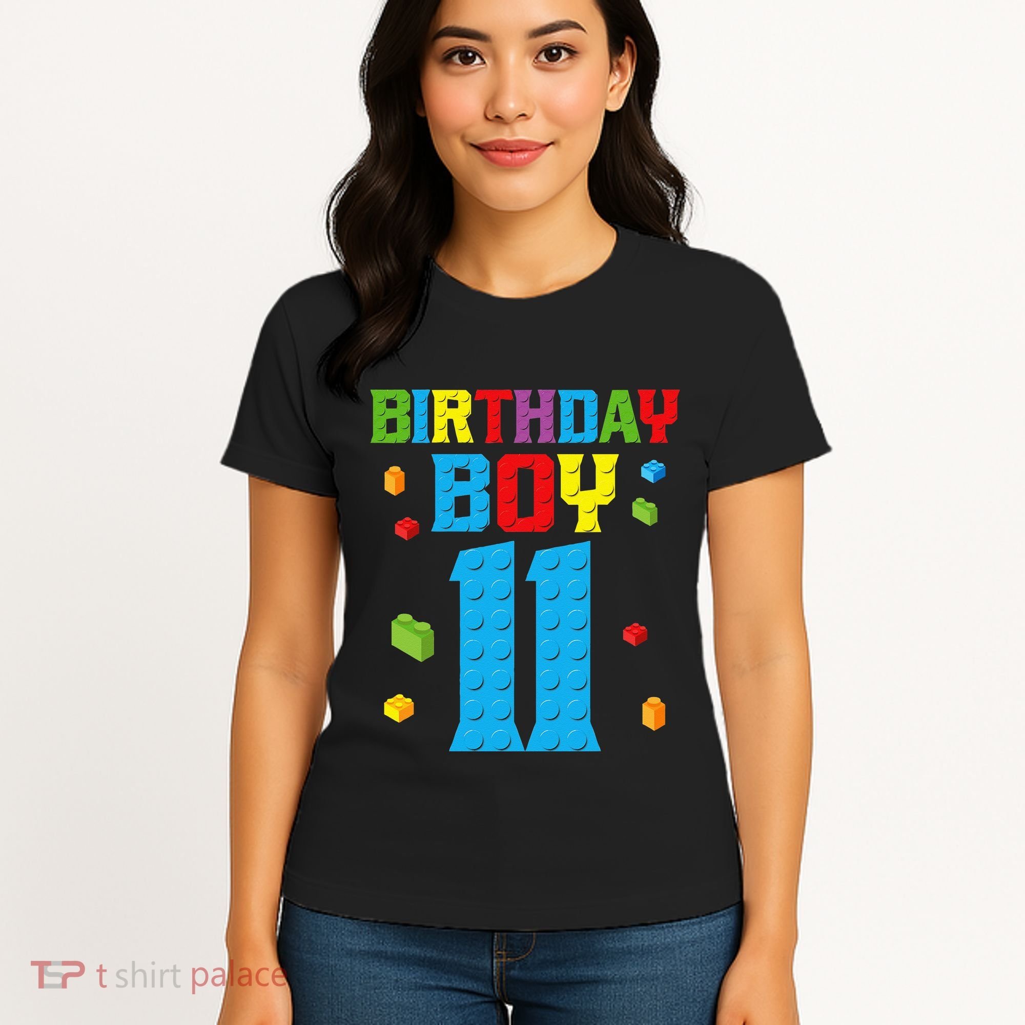 Master Builder 11th Birthday 11 Year Building Bricks Women's T-Shirt