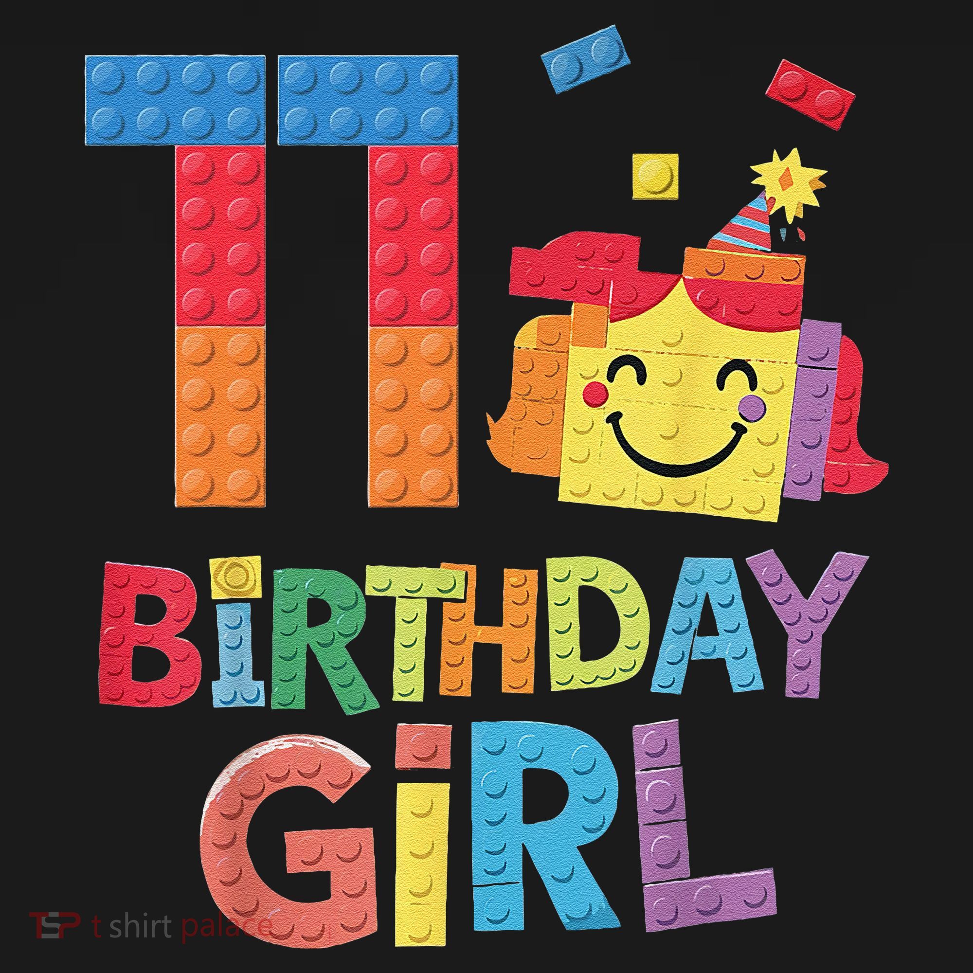 Master Builder 11th Birthday Girl 11 Year Old Brick Blocks Kids Sweatshirt