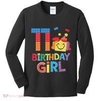 Master Builder 11th Birthday Girl 11 Year Old Brick Blocks Kids Long Sleeve Shirt thumb 0