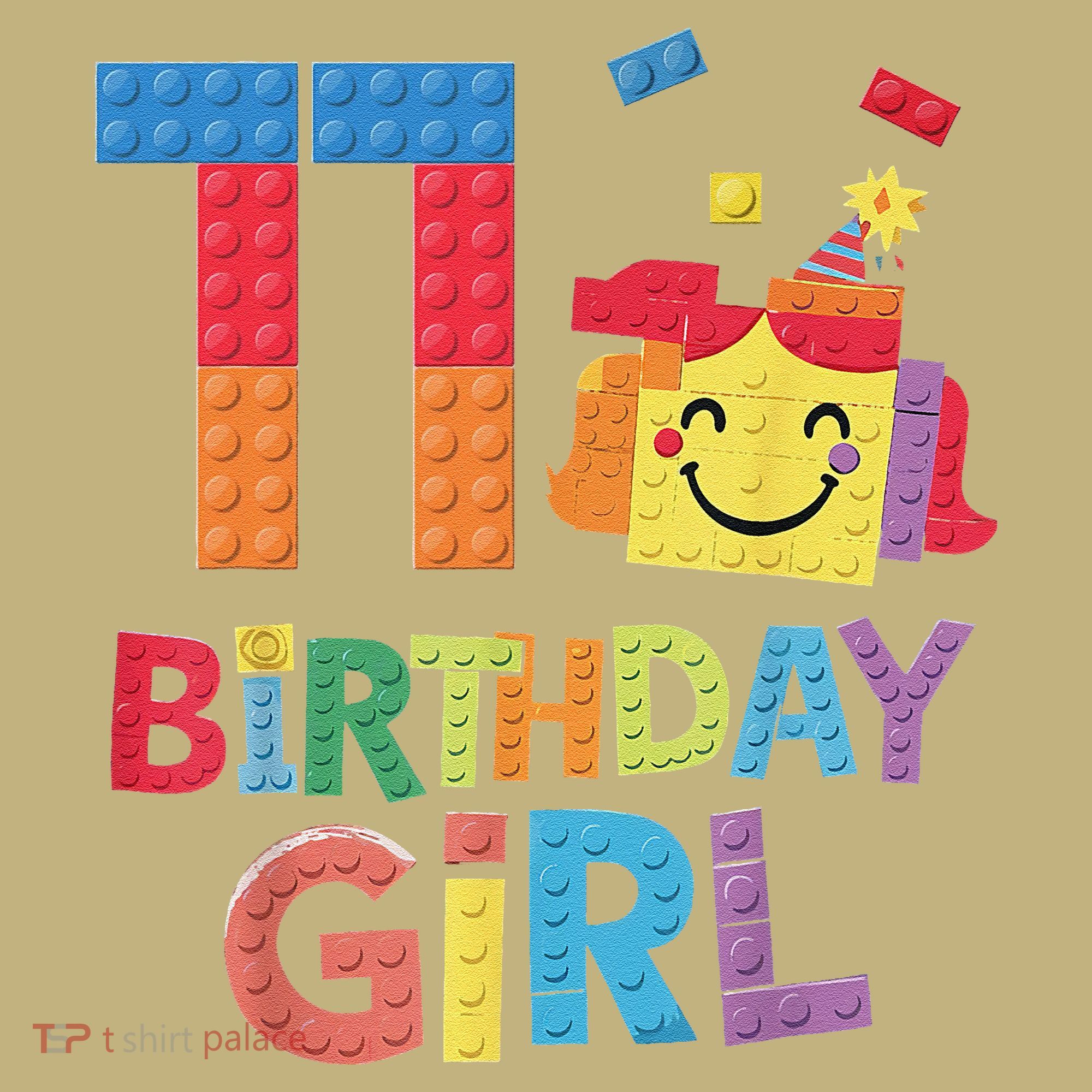 Master Builder 11th Birthday Girl 11 Year Old Brick Blocks Sweatshirt