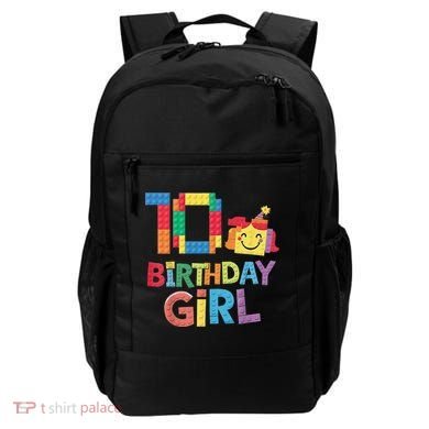 Master Builder 10th Birthday Girl 10 Year Old Brick Blocks Backpack