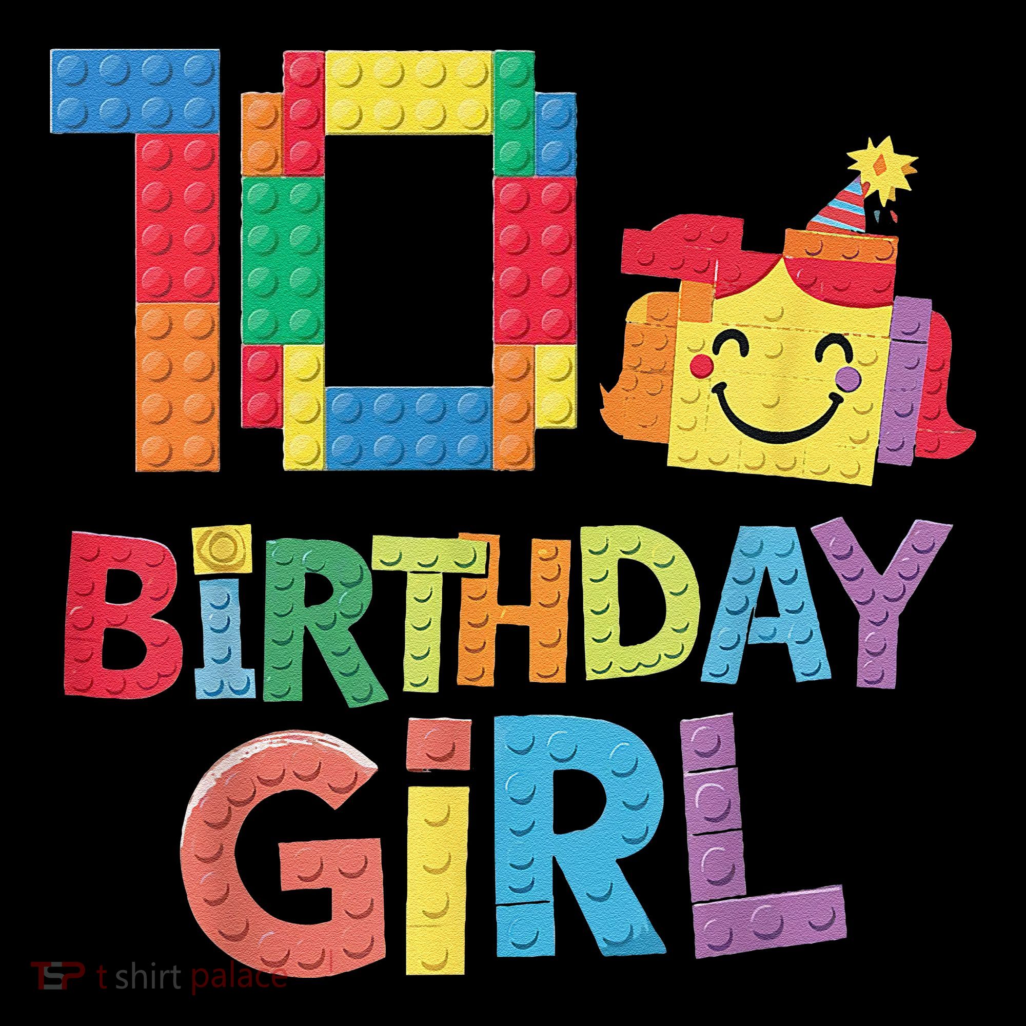 Master Builder 10th Birthday Girl 10 Year Old Brick Blocks Coffee Mug