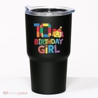 Master Builder 10th Birthday Girl 10 Year Old Brick Blocks Tumbler thumb 0