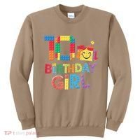 Master Builder 10th Birthday Girl 10 Year Old Brick Blocks Sweatshirt thumb 0