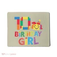 Master Builder 10th Birthday Girl 10 Year Old Brick Blocks Mousepad thumb 0