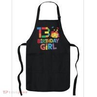 Master Builder 13th Birthday Girl 13 Year Old Brick Blocks Apron thumb 0