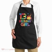Master Builder 13th Birthday Girl 13 Year Old Brick Blocks Apron thumb 2
