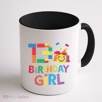 Master Builder 13th Birthday Girl 13 Year Old Brick Blocks Coffee Mug thumb 1