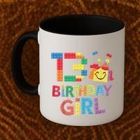 Master Builder 13th Birthday Girl 13 Year Old Brick Blocks Coffee Mug thumb 2