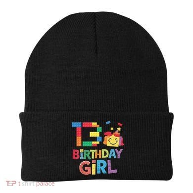 Master Builder 13th Birthday Girl 13 Year Old Brick Blocks Beanie