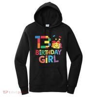 Master Builder 13th Birthday Girl 13 Year Old Brick Blocks Women's Hoodie thumb 0