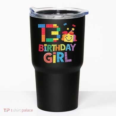 Master Builder 13th Birthday Girl 13 Year Old Brick Blocks Tumbler