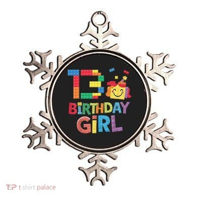 Master Builder 13th Birthday Girl 13 Year Old Brick Blocks Ornament
