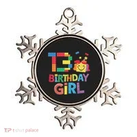 Master Builder 13th Birthday Girl 13 Year Old Brick Blocks Ornament thumb 0