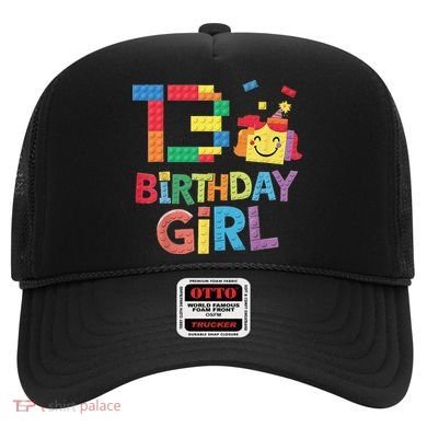 Master Builder 13th Birthday Girl 13 Year Old Brick Blocks Hat