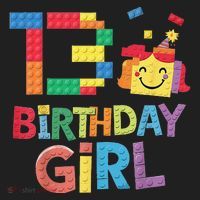 Master Builder 13th Birthday Girl 13 Year Old Brick Blocks Hat thumb 2