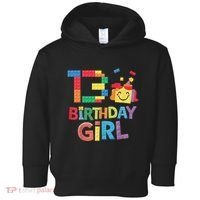 Master Builder 13th Birthday Girl 13 Year Old Brick Blocks Toddler Hoodie thumb 0