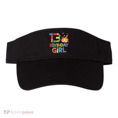 Master Builder 13th Birthday Girl 13 Year Old Brick Blocks Visor