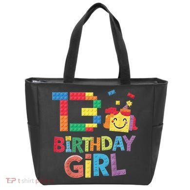 Master Builder 13th Birthday Girl 13 Year Old Brick Blocks Bag