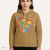 Master Builder 13th Birthday Girl 13 Year Old Brick Blocks Hoodie thumb 5