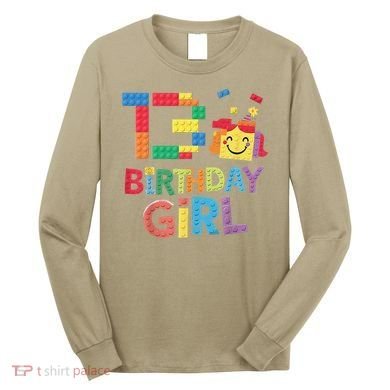 Master Builder 13th Birthday Girl 13 Year Old Brick Blocks Long Sleeve Shirt