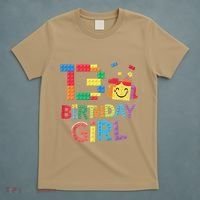 Master Builder 13th Birthday Girl 13 Year Old Brick Blocks T-Shirt thumb 5