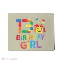 Master Builder 13th Birthday Girl 13 Year Old Brick Blocks Mousepad thumb 0