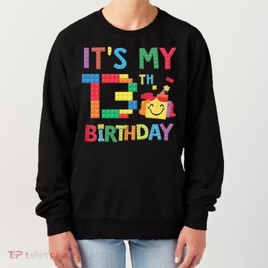 Master Builder 13th ItS My 13th Birthday Brick Blocks Women's Sweatshirt