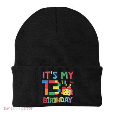 Master Builder 13th ItS My 13th Birthday Brick Blocks Beanie