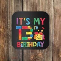 Master Builder 13th ItS My 13th Birthday Brick Blocks Coaster thumb 0