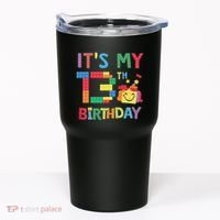 Master Builder 13th ItS My 13th Birthday Brick Blocks Tumbler thumb 0