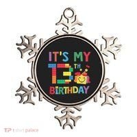 Master Builder 13th ItS My 13th Birthday Brick Blocks Ornament thumb 0
