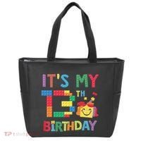 Master Builder 13th ItS My 13th Birthday Brick Blocks Tote Bag thumb 0