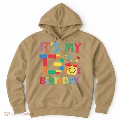 Master Builder 13th ItS My 13th Birthday Brick Blocks Hoodie