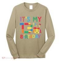 Master Builder 13th ItS My 13th Birthday Brick Blocks Long Sleeve Shirt thumb 0