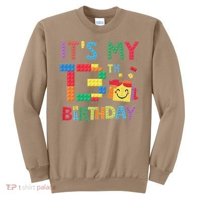 Master Builder 13th ItS My 13th Birthday Brick Blocks Sweatshirt