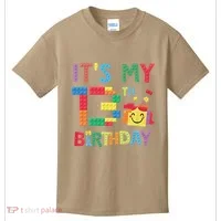 Master Builder 13th ItS My 13th Birthday Brick Blocks Kids T-Shirt thumb 0