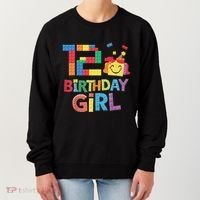 Master Builder 12th Birthday Girl 12 Year Old Brick Blocks Women's Sweatshirt thumb 0