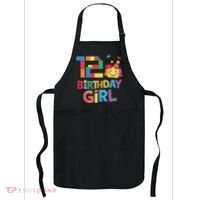 Master Builder 12th Birthday Girl 12 Year Old Brick Blocks Apron thumb 0