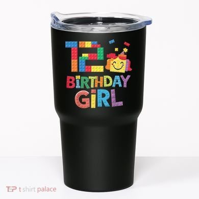 Master Builder 12th Birthday Girl 12 Year Old Brick Blocks Tumbler