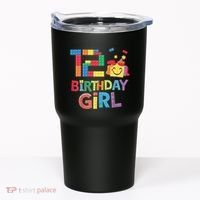 Master Builder 12th Birthday Girl 12 Year Old Brick Blocks Tumbler thumb 0