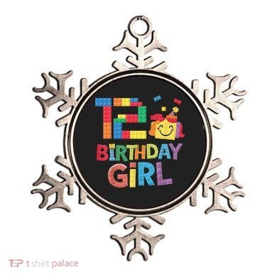 Master Builder 12th Birthday Girl 12 Year Old Brick Blocks Ornament
