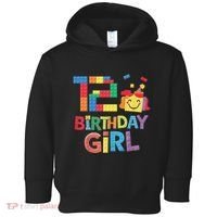 Master Builder 12th Birthday Girl 12 Year Old Brick Blocks Toddler Hoodie thumb 0