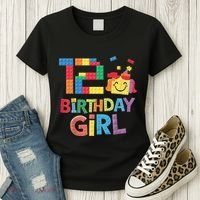 Master Builder 12th Birthday Girl 12 Year Old Brick Blocks Women's T-Shirt thumb 3