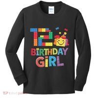 Master Builder 12th Birthday Girl 12 Year Old Brick Blocks Kids Long Sleeve Shirt thumb 0
