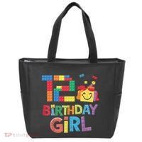 Master Builder 12th Birthday Girl 12 Year Old Brick Blocks Tote Bag thumb 0