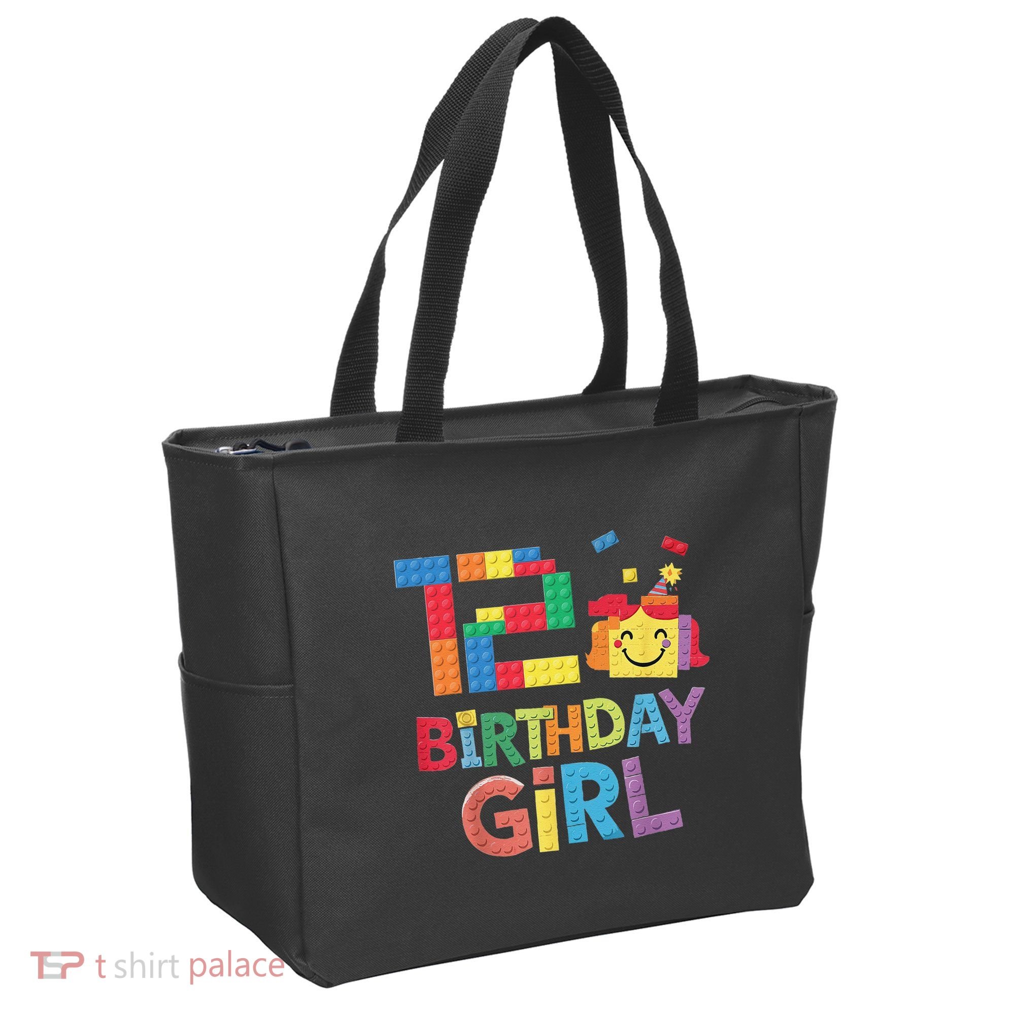 Master Builder 12th Birthday Girl 12 Year Old Brick Blocks Tote Bag