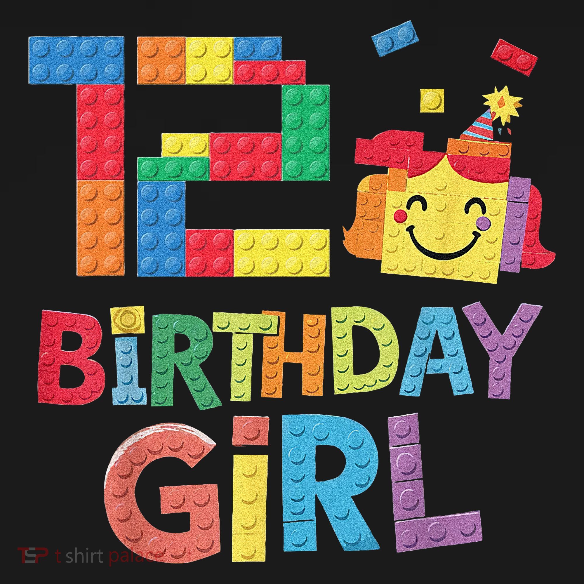 Master Builder 12th Birthday Girl 12 Year Old Brick Blocks Tote Bag